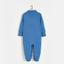 Babycottons Trucks Polo Footed Playsuit - Blue - Luna Baby Store Miami