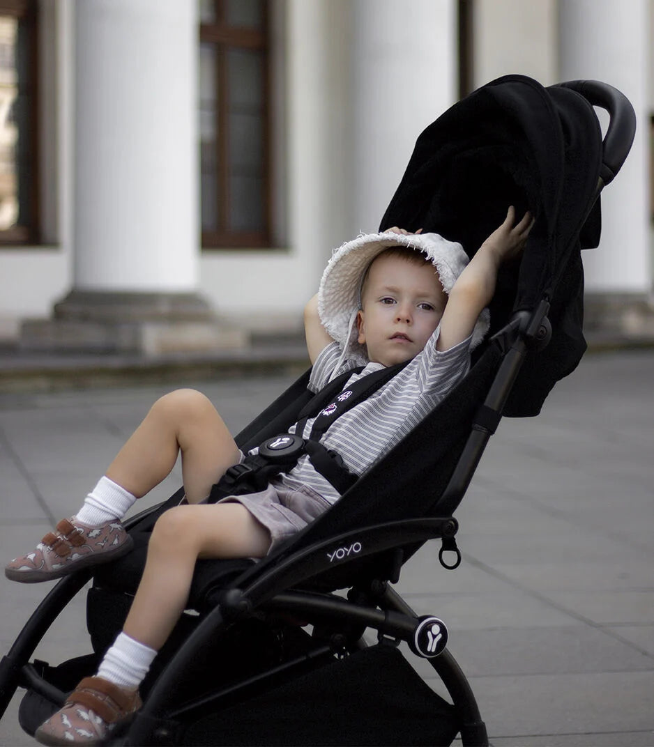 Stokke YOYO³ Stroller - Black On Black (Color pack + frame)