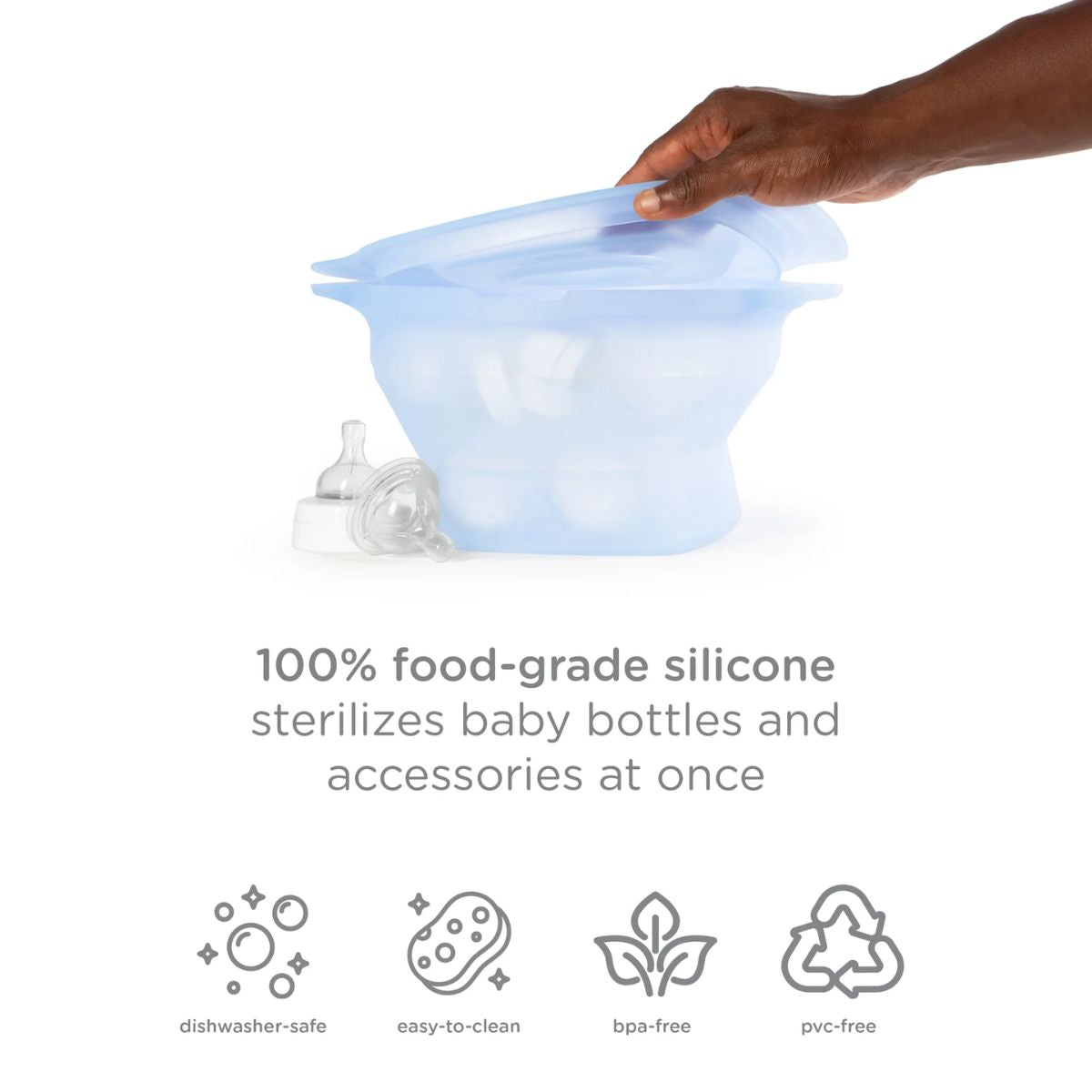 Ubbi 3-in-1 Collapsible Microwave Sterilizer on Luna Baby Store Miami