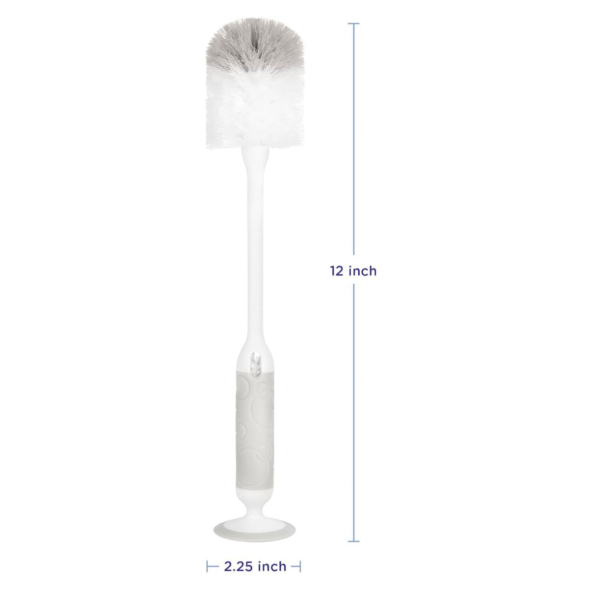 Ubbi Deluxe Baby Bottle Brush - Grey