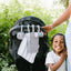 Ubbi On-The-Go Pacifier Holder - Grey on Luna Baby Store Miami