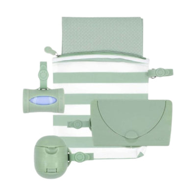 Ubbi On-the-Go Diaper Changing Gift Set 4-Piece - Sage