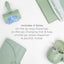 Ubbi On-the-Go Diaper Changing Gift Set 4-Piece - Sage on Luna Baby Store Miami