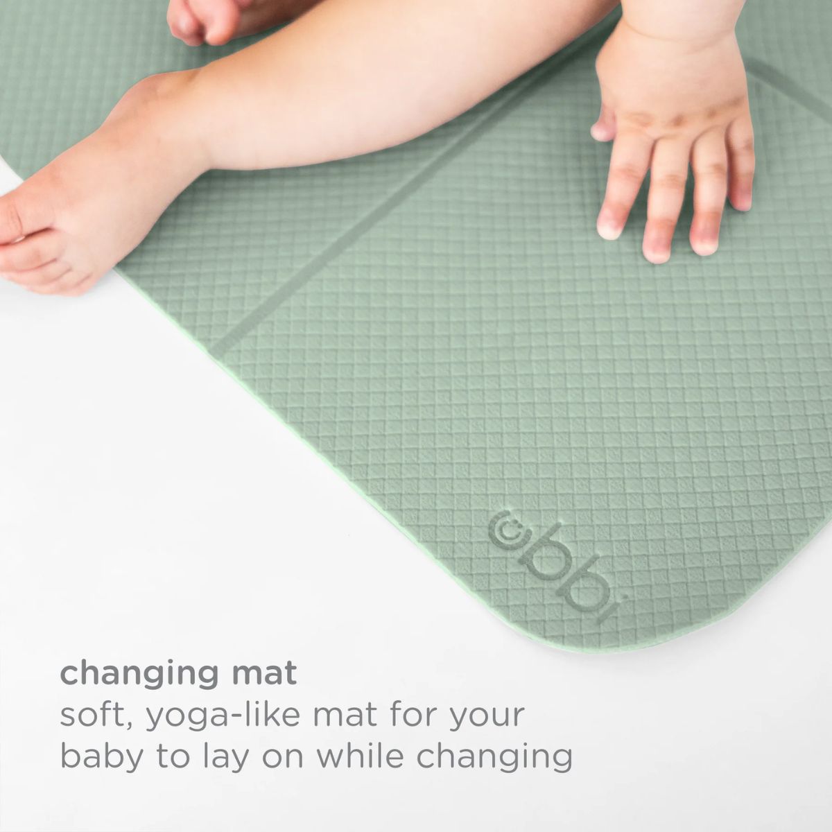 Ubbi On-the-Go Diaper Changing Gift Set 4-Piece - Sage