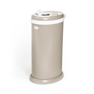 Ubbi Steel Diaper Pail Odor Control System - Taupe
