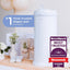Ubbi Steel Diaper Pail Odor Control System - Taupe on Luna Baby Store Miami