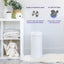 Ubbi Steel Diaper Pail Odor Control System - Taupe on Luna Baby Store Miami