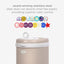 Ubbi Steel Diaper Pail Odor Control System - Taupe on Luna Baby Store Miami