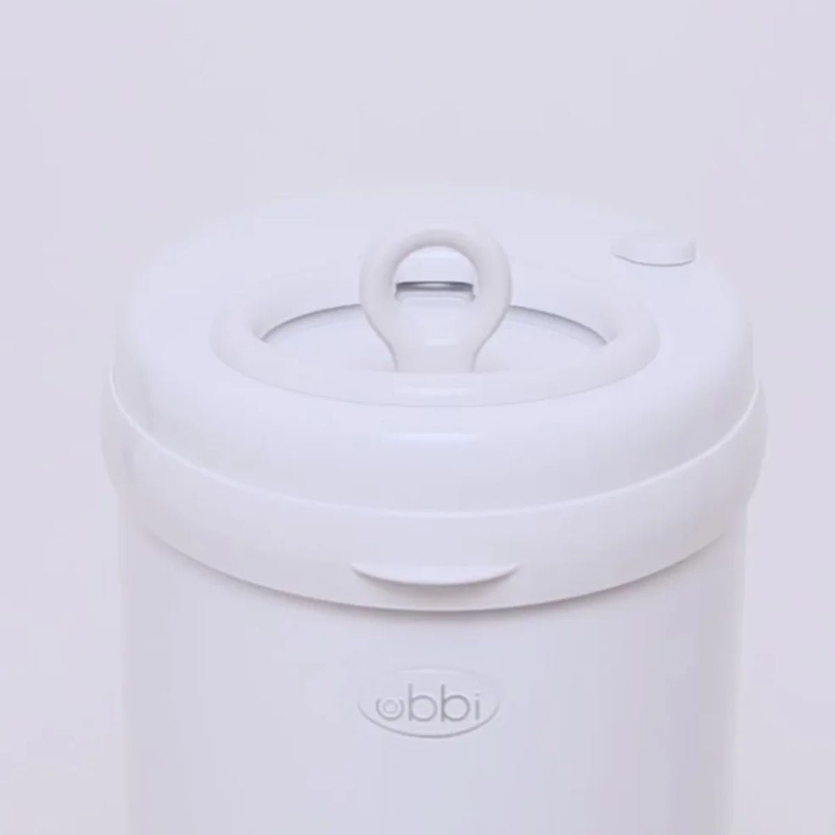Ubbi Steel Diaper Pail Odor Control System - White