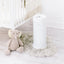 Ubbi Steel Diaper Pail Odor Control System - White on Luna Baby Store Miami