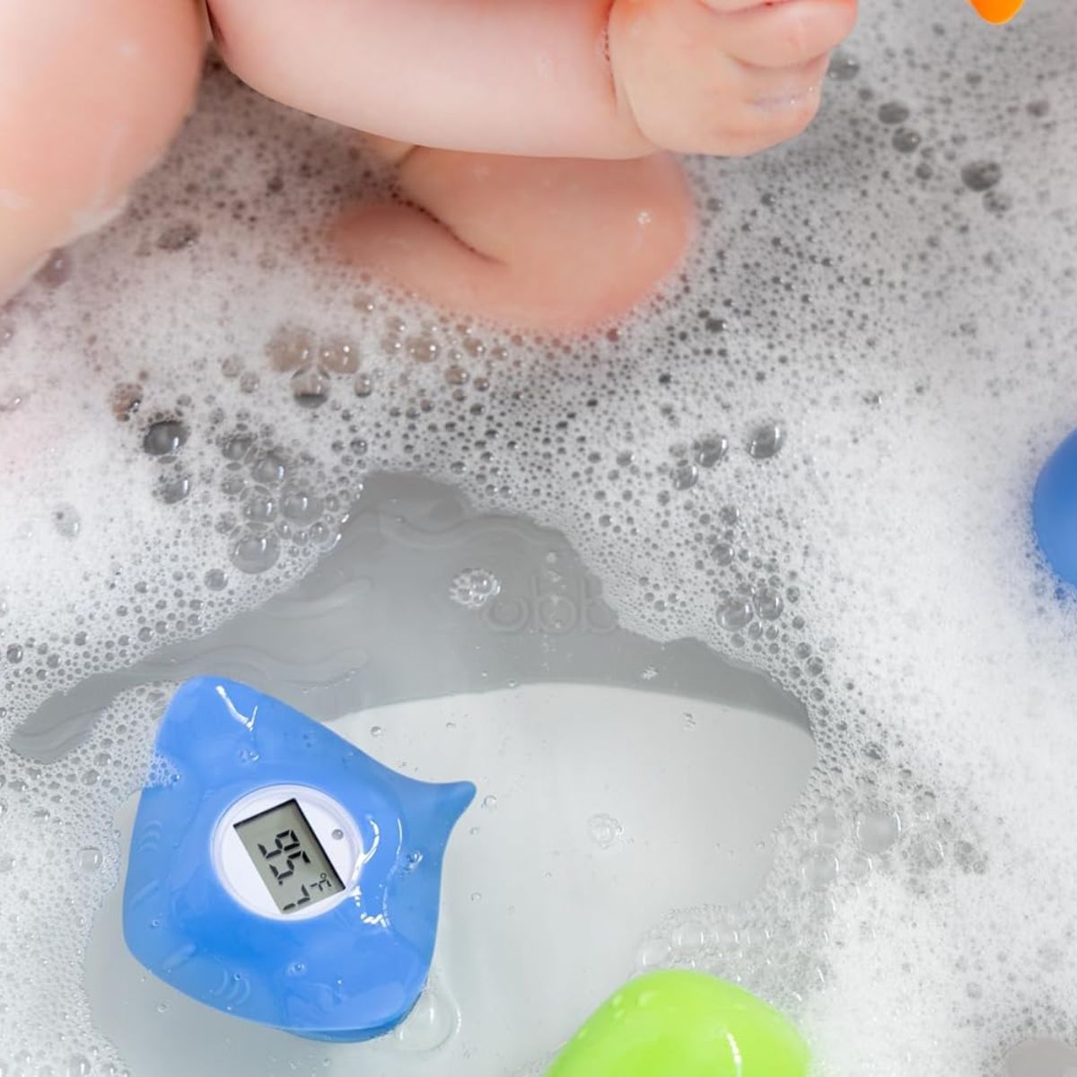 Ubbi Stingray Bath Thermometer - Blue - Fast Accurate Temperature Reading
