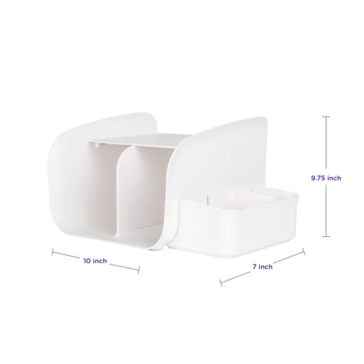 Ubbi Tabletop Diaper Caddy - White