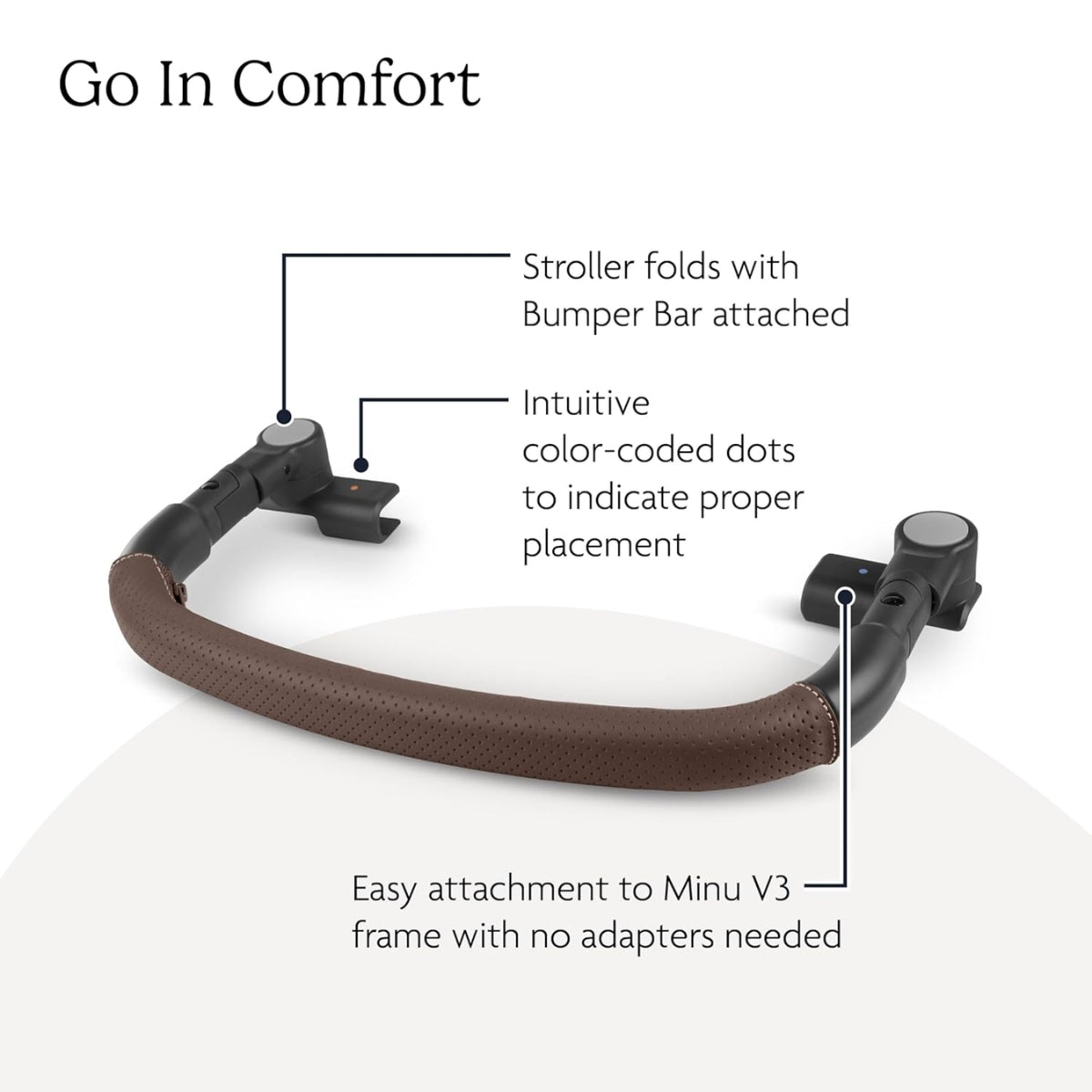 Uppababy - Bumper Bar For Minu V3 - Chestnut