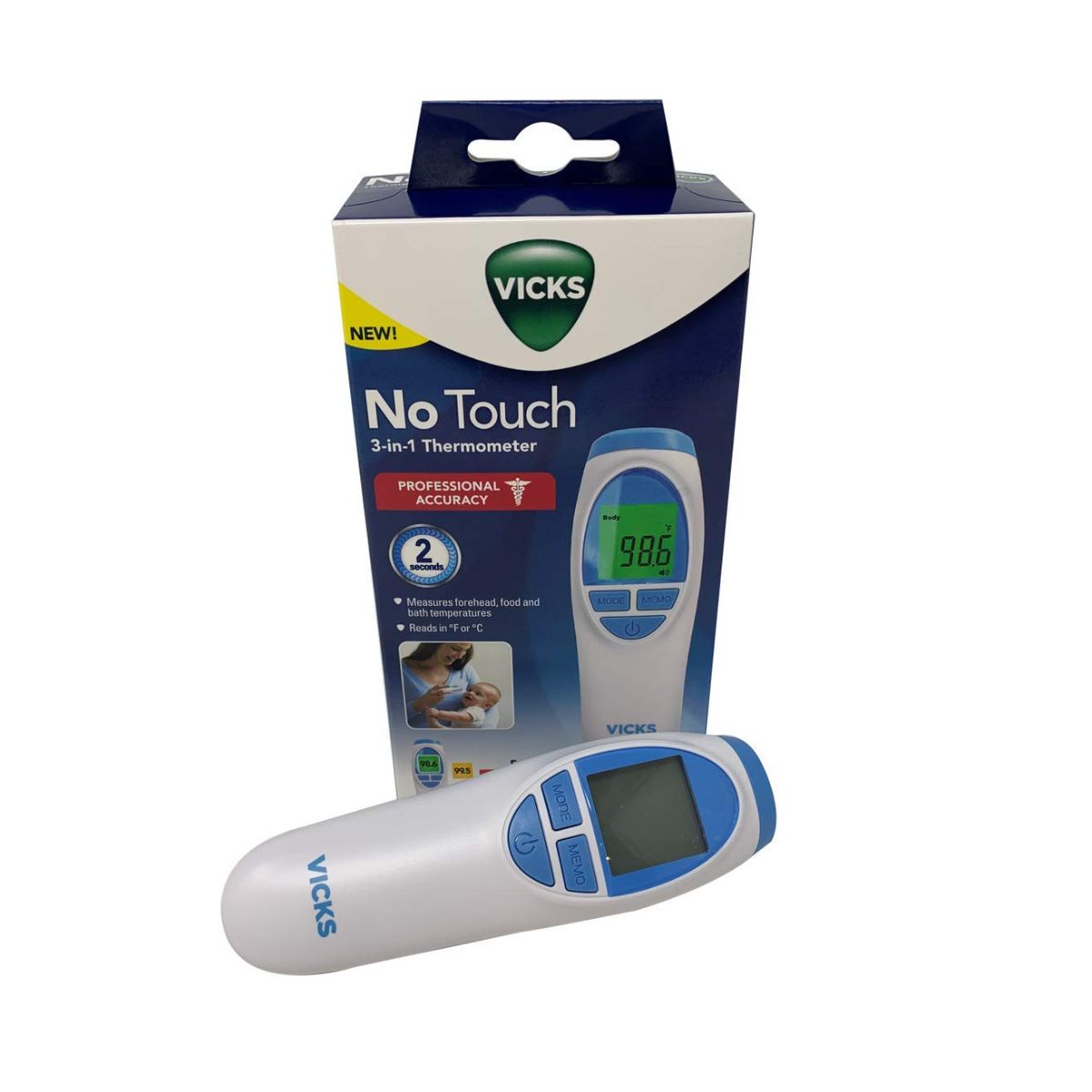 Vicks No Touch 3-In-1 Thermometer