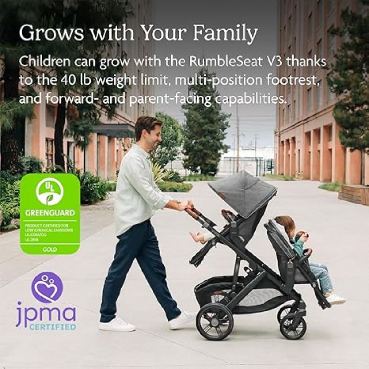 Uppababy Vista V3 RumbleSeat - Theo