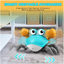 Control future Crawling Crab Baby Toy - Green