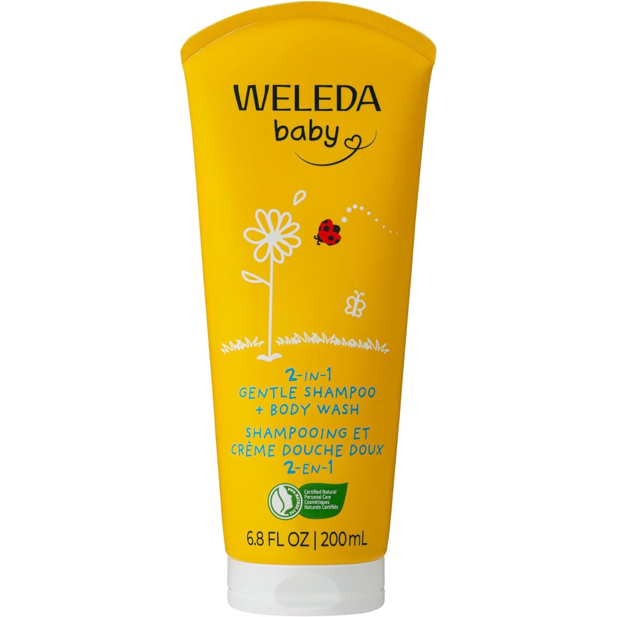 Weleda 2in1 Gentle Shampoo + Body Wash, Calendula 6.8 fl oz