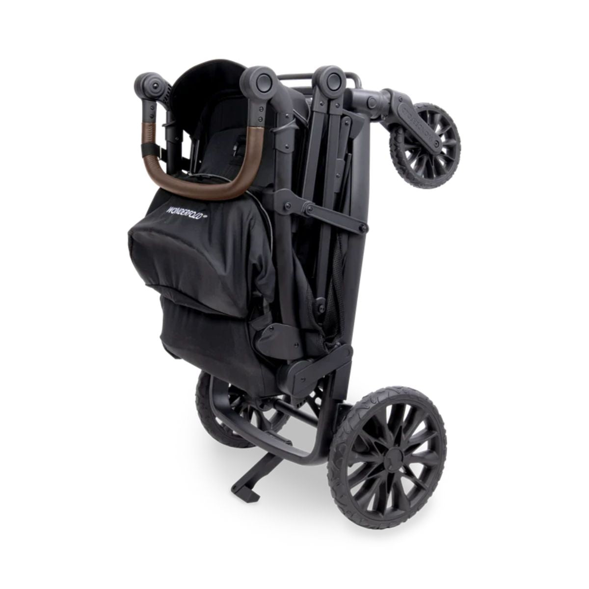 WonderFold L2 Double (2 Seater) Stroller Wagon - Black