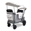 WonderFold L2 Double (2 Seater) Stroller Wagon - Gray