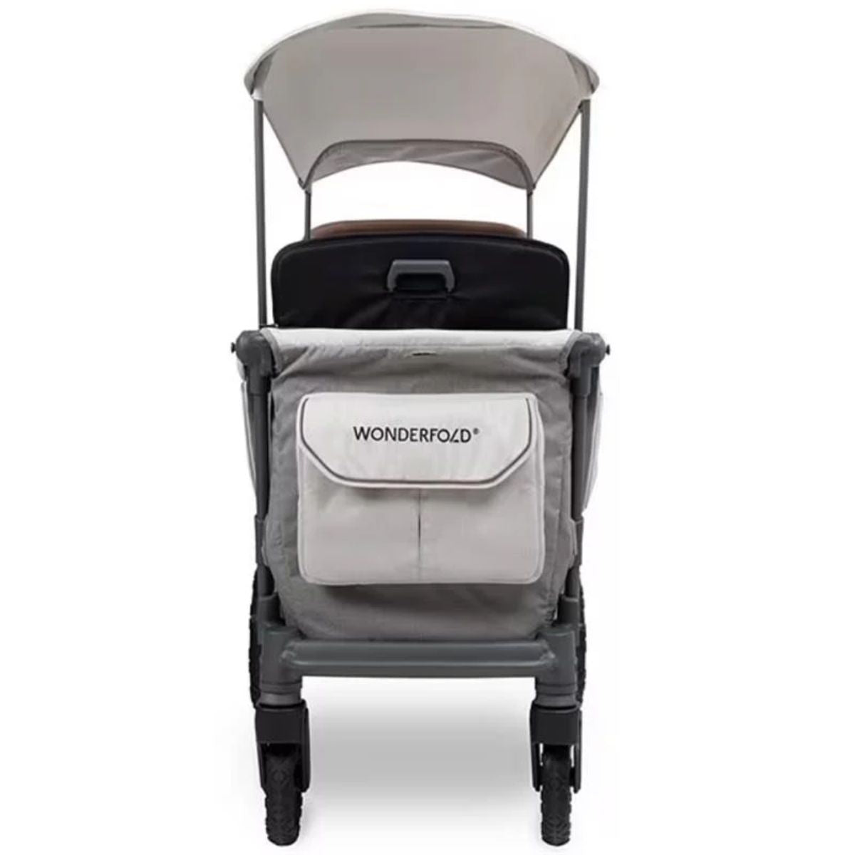 WonderFold L2 Double (2 Seater) Stroller Wagon - Gray