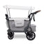 WonderFold L2 Double (2 Seater) Stroller Wagon - Gray