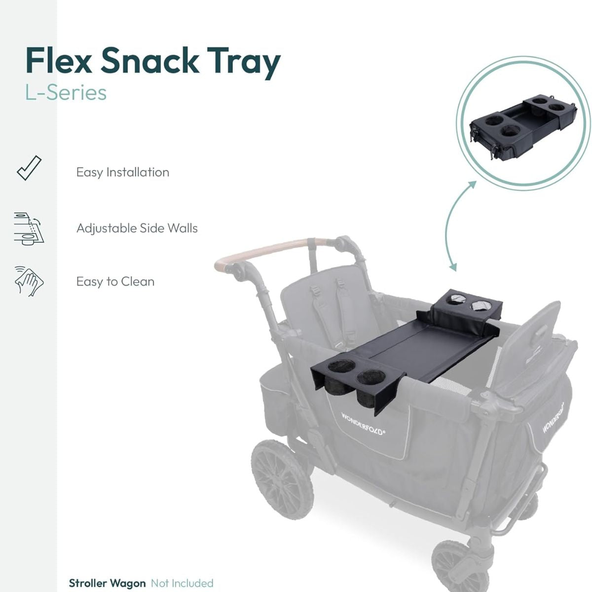 WonderFold L2 Flex Snack Tray