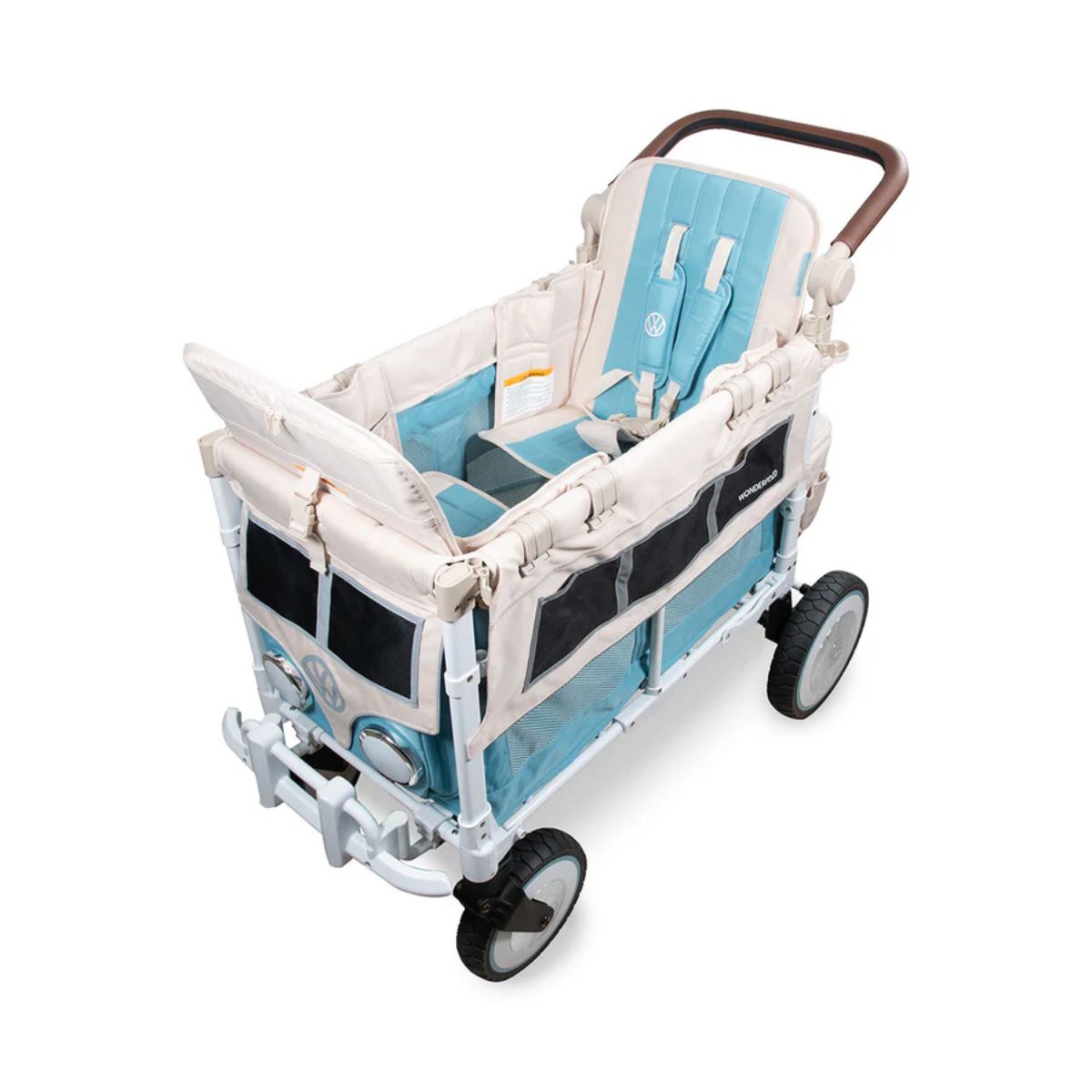 WonderFold VW2 Volkswagon Double (2 Seater) Stroller Wagon - Bondi Blue