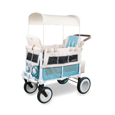 WonderFold VW2 Volkswagon Double (2 Seater) Stroller Wagon - Bondi Blue