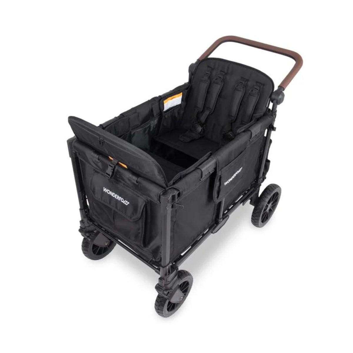 WonderFold W4 Luxe Pro (4 Seater) Stroller Wagon - Jet Black