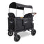 WonderFold W4 Luxe Pro (4 Seater) Stroller Wagon - Jet Black