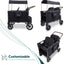 WonderFold W4 Luxe Pro (4 Seater) Stroller Wagon - Jet Black