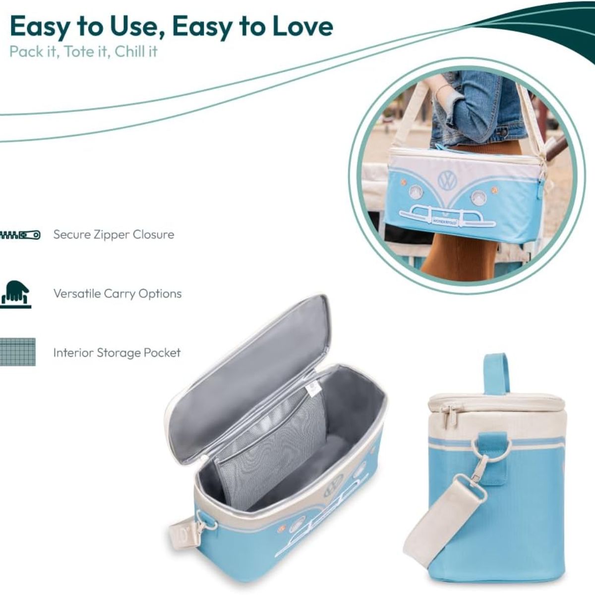Wonderfold - Volkswagon Cooler Bag - Bondi Blue