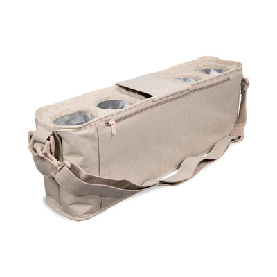 Wonderfold Large Parent Console with Insulated Cup Holders - Beige