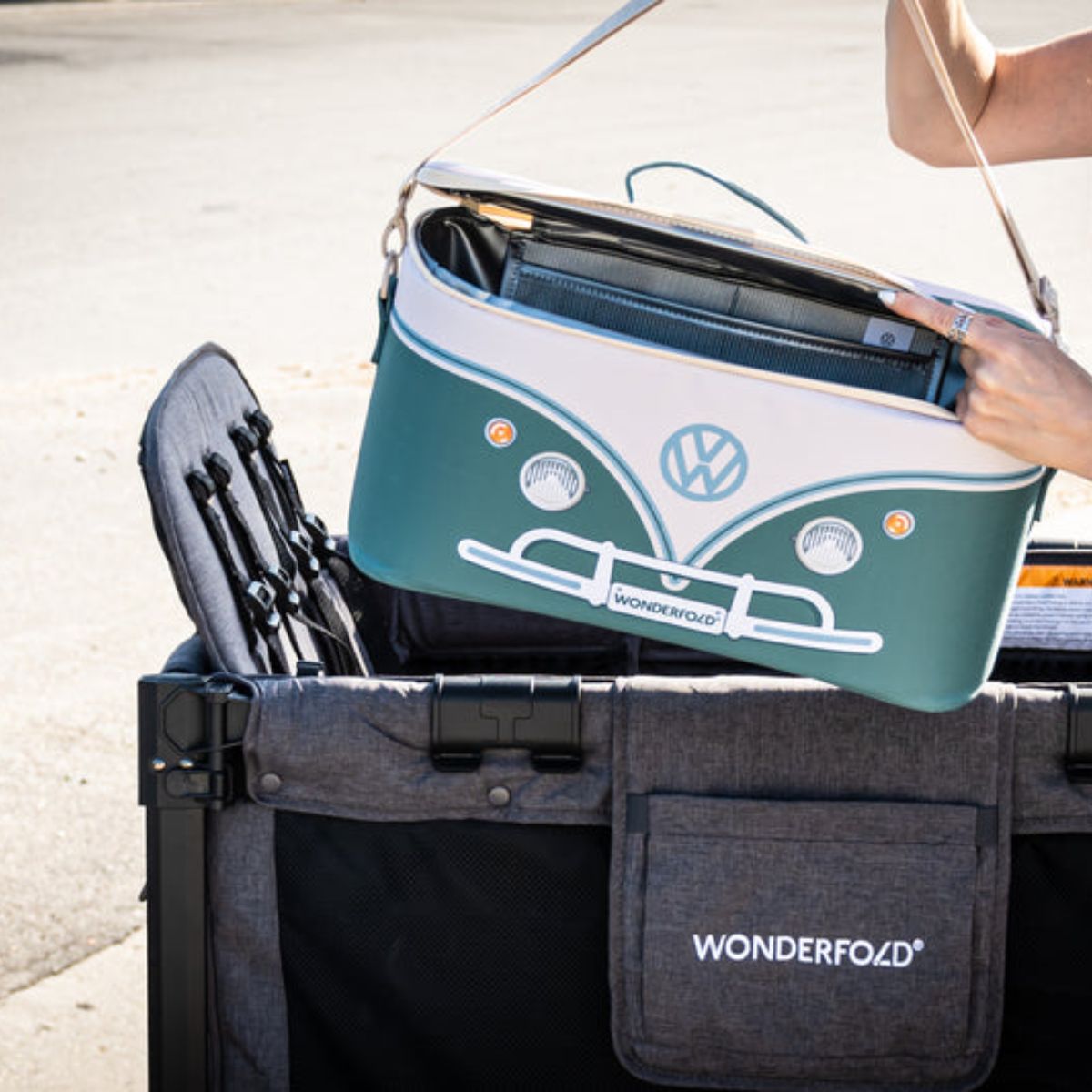 Wonderfold Volkswagon Cooler Bag - Sage Green