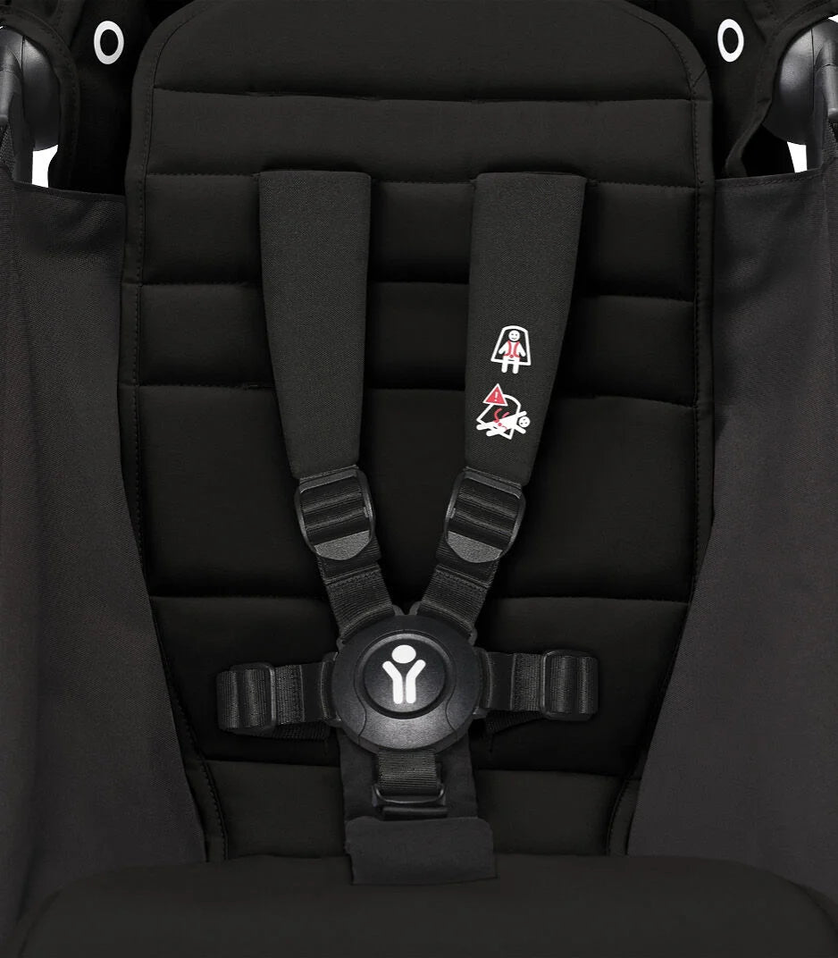 Stokke YOYO³ Stroller - Black On Black (Color pack + frame)