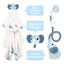 Yookidoo Bath Set Elephant Baby Shower 0-24M - Cloudy Blue on Luna Baby Store Miami