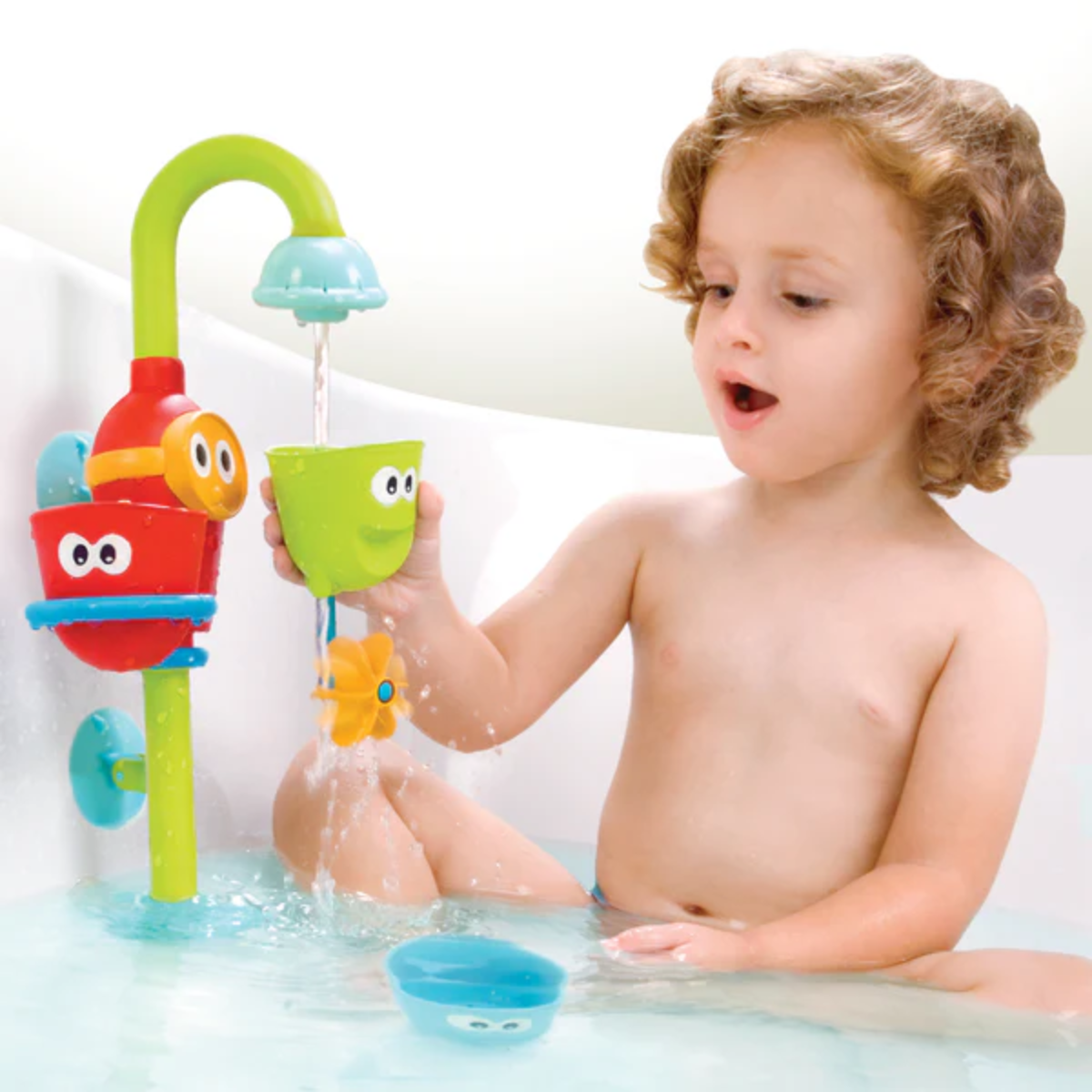 Yookidoo Bath Toy Flow 'n' Fill Spout 9-36M on Luna Baby Store Miami