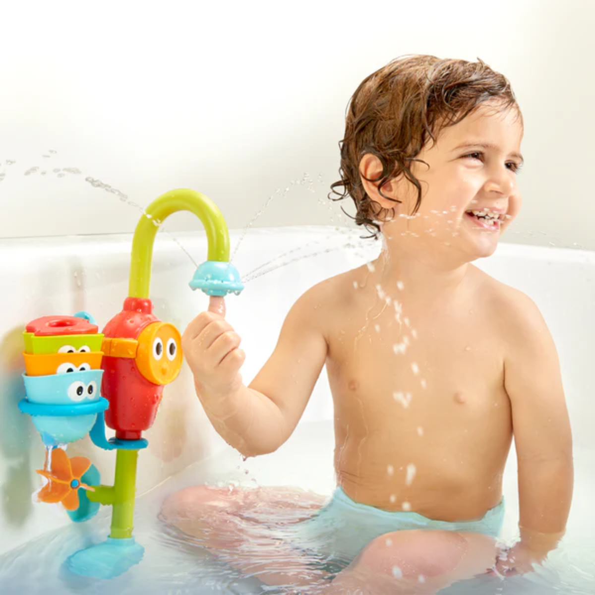 Yookidoo Bath Toy Flow 'n' Fill Spout 9-36M on Luna Baby Store Miami