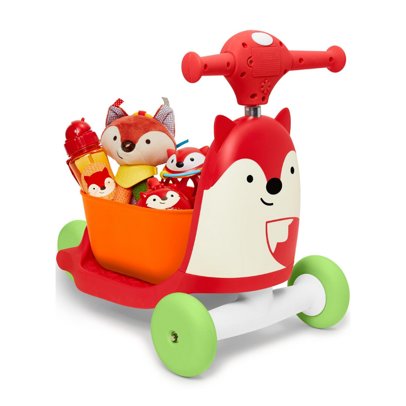 Skip Hop Zoo 3-In-1 Ride On Toy Fox