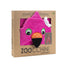 Zoocchini Kids Plush Terry Hooded Bath Towel - Franny the Flamingo on Luna Baby Store Miami