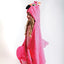 Zoocchini Kids Plush Terry Hooded Bath Towel - Franny the Flamingo on Luna Baby Store Miami