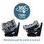 Maxi Cosi Emme 360 Rotating All-in-One Car Seat - Urban Wonder - Luna Baby Store Miami