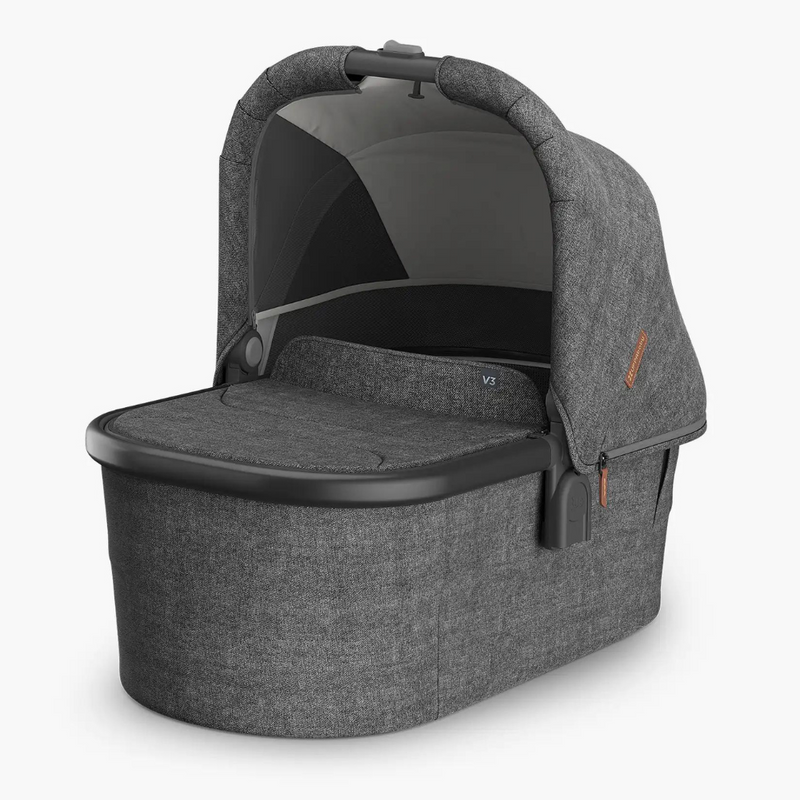 Uppababy Bassinet V3 - Greyson Charcoal Melange/Carbon