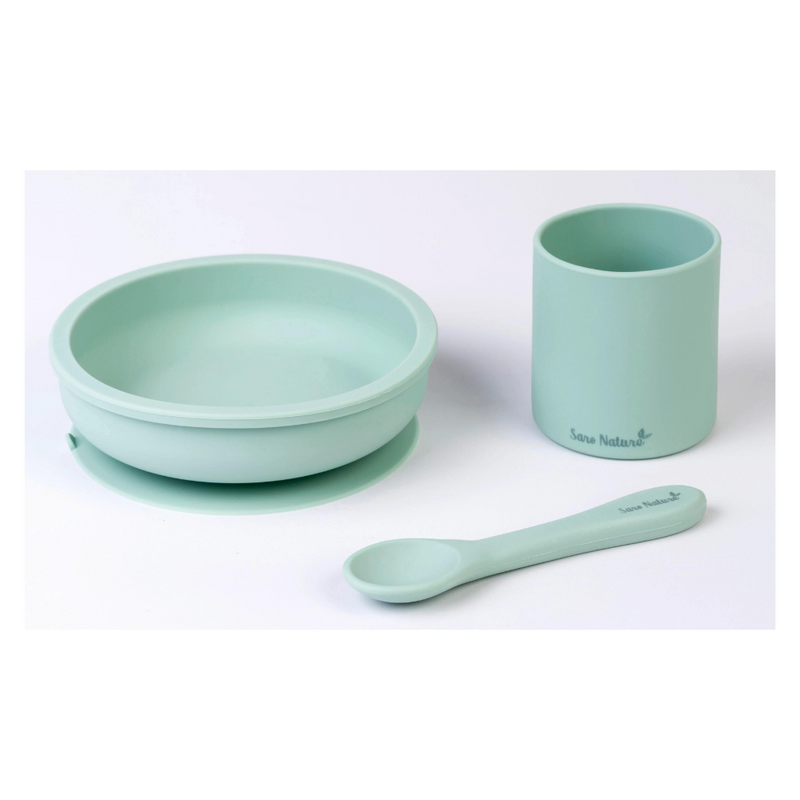 Saro Nordic Party 3 Piece Feeding Set - Mint