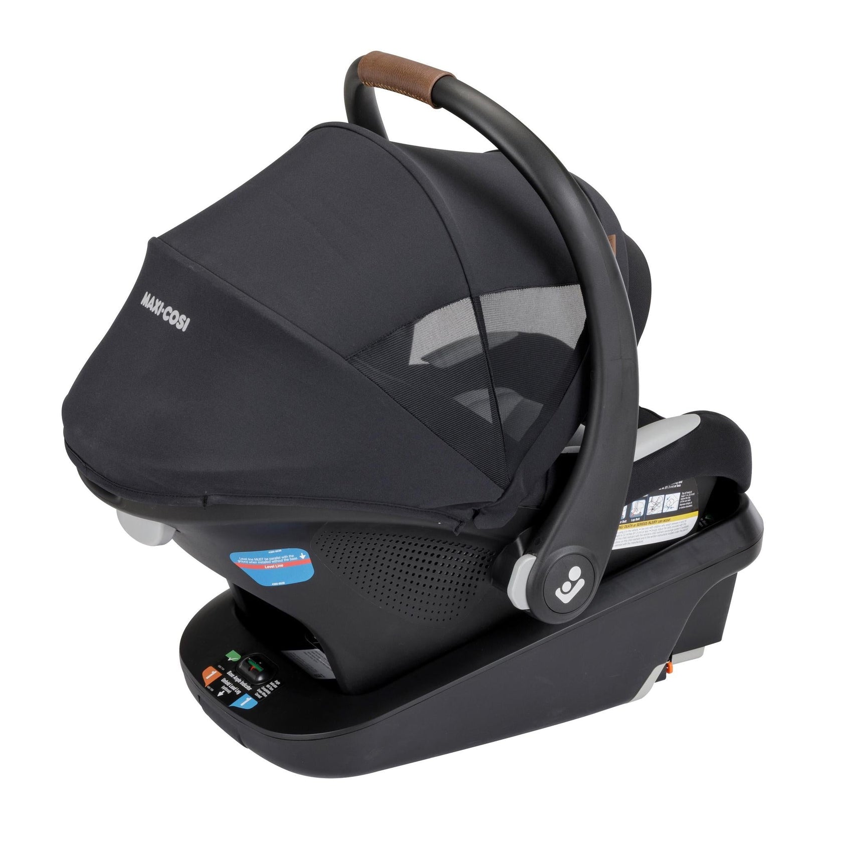 Maxi Cosi Mico Luxe+ Infant Car Seat - Essential Black - Lightweight and Travel Friendly Design