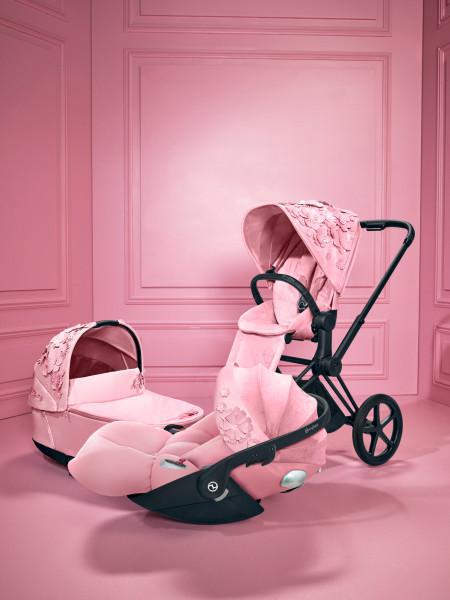 cybex priam used Cybex Priam 4 / e-Priam 2 Seat Pack, Simply Flowers- Nude Beige