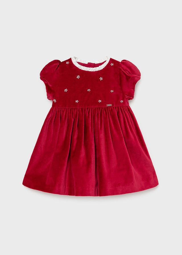 Mayoral Velvet Dress Baby girl