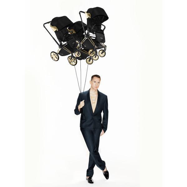 Carrinho De Bebê Cybex E - Priam 2 - Jeremy Scott Wings - Smart Electric Assistance