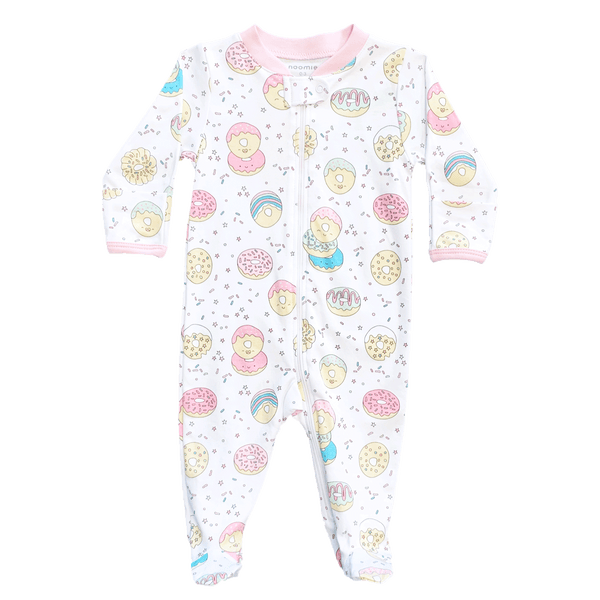 Noomie Zipper Footie - Luna Baby Modern Store