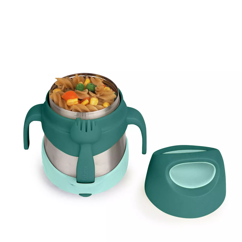 B.box - Emerald Green Insulated Food Jar with Spork